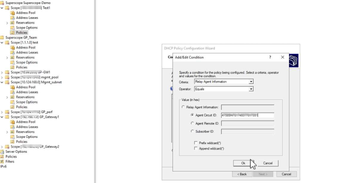 Configure DHCP Server on the Windows Server