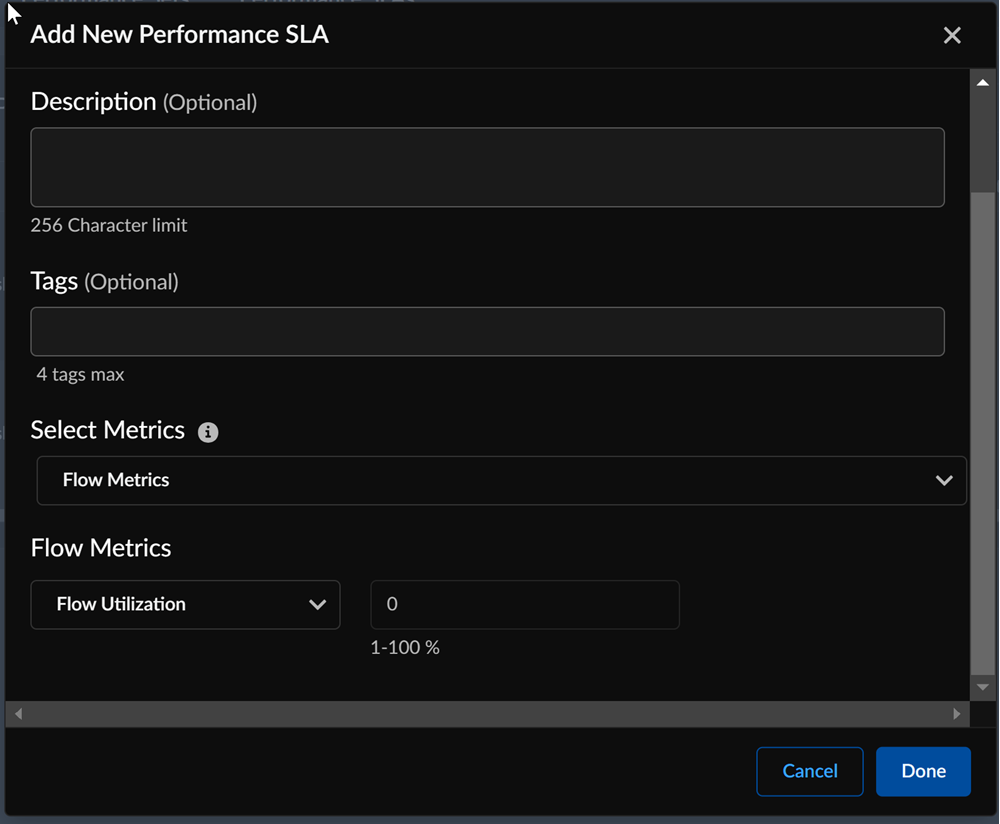 Add Performance Policy Rules