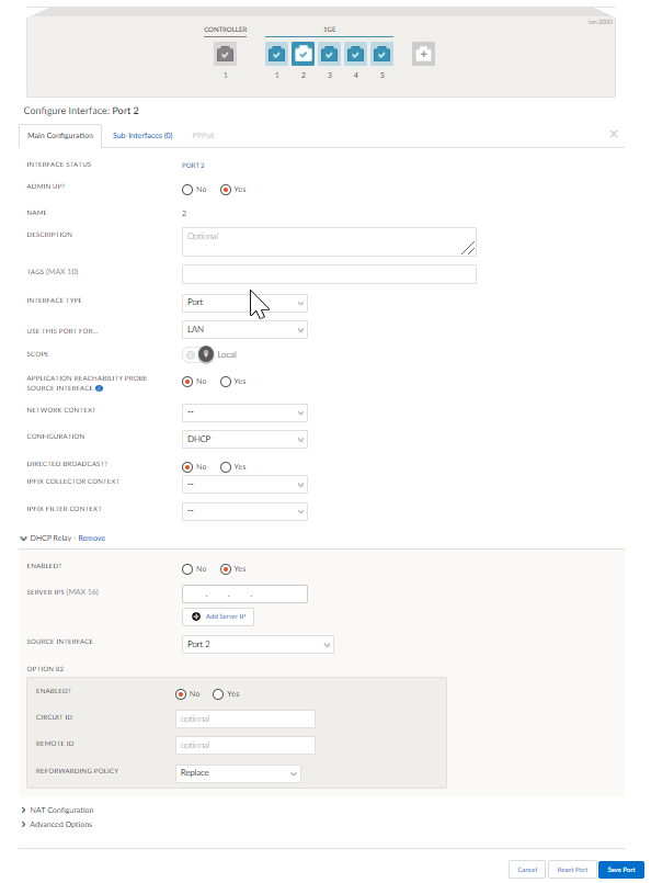 Configure a DHCP Relay